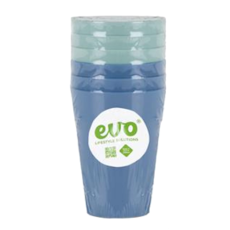 Evo Plastic Tumblers 150ml - set of 6